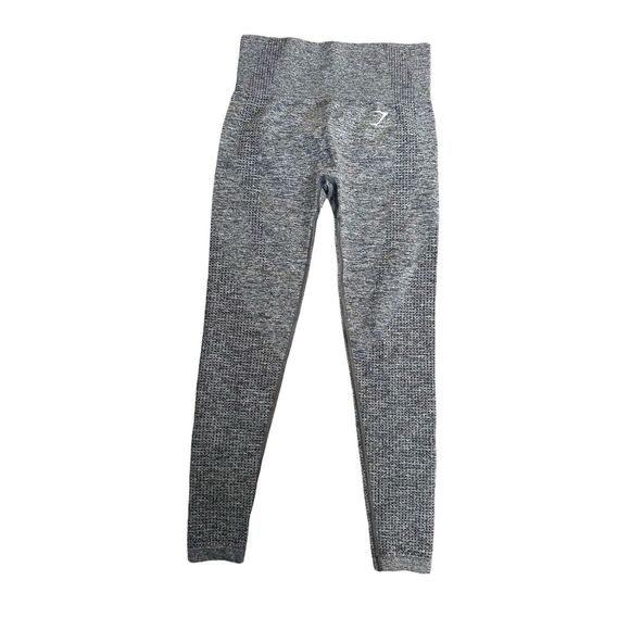 gymshark vital seamless gray leggings tights athletic gym workout high rise S - Picture 2 of 9